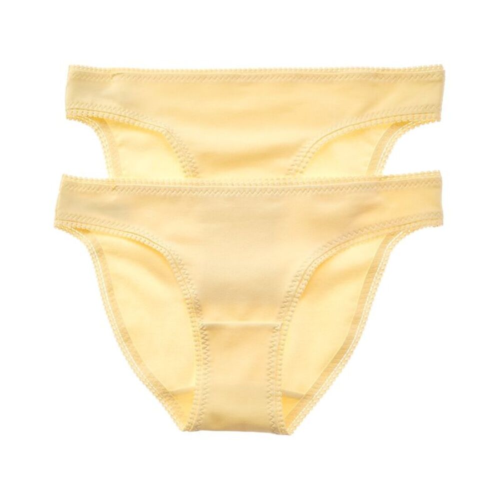 Ongossamer Womens 2Pk Hip Bikini, Yellow